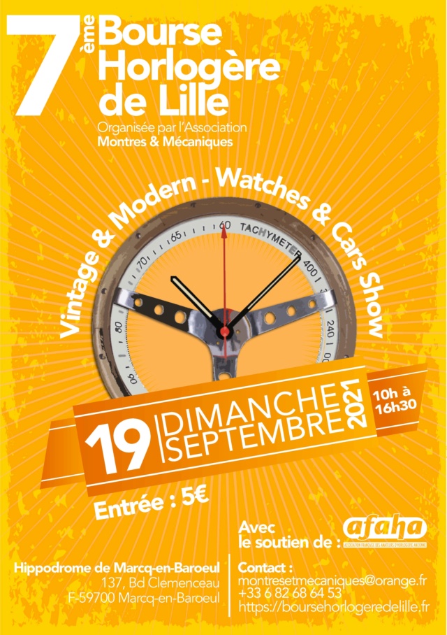 Bourse - 7ème Bourse Horlogère Internationale près de Lille le 19 septembre 2021 Montre11