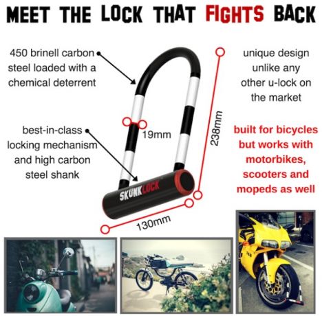 Antivol répulsif Skunk Lock Skunkl15