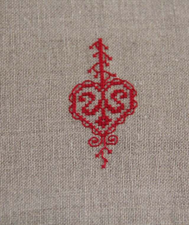 Les broderies déjà terminées pour Noël 2016 ................... Carte_19