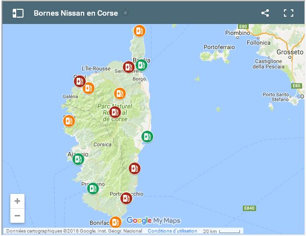 Déploiement de 14 bornes rapide en Corse Corse10