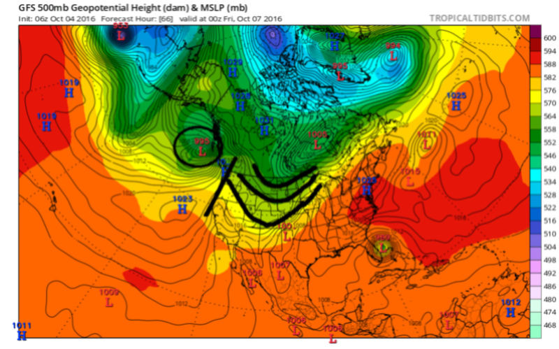 HURRICANE MATTHEW: Phase 2--"The Turn" - Page 40 Gfs_z535