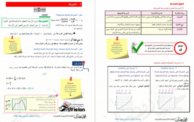 مذكرة متميزة جدا فى فيزياء اولى ثانوى انتظرها الطلاب طويلا لمستر محمد رمضان هنا مجانا - صفحة 5 858510