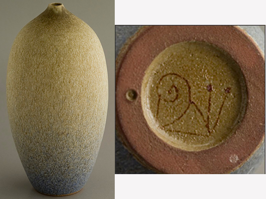 Studio Pottery Vase, Snail mark - Joan Carrillo, Spain Escar_12