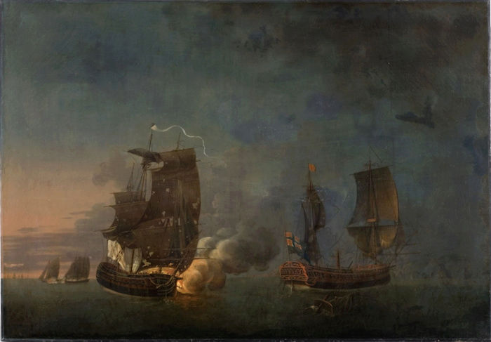 Indépendance - Indépendance des Etats-Unis d'Amérique, les combats sur mer illustrés par Auguste-Louis de Rossel 311