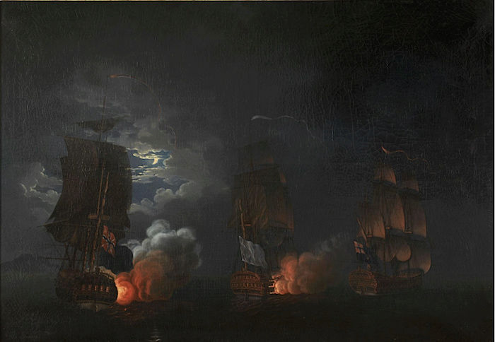 Indépendance - Indépendance des Etats-Unis d'Amérique, les combats sur mer illustrés par Auguste-Louis de Rossel 411