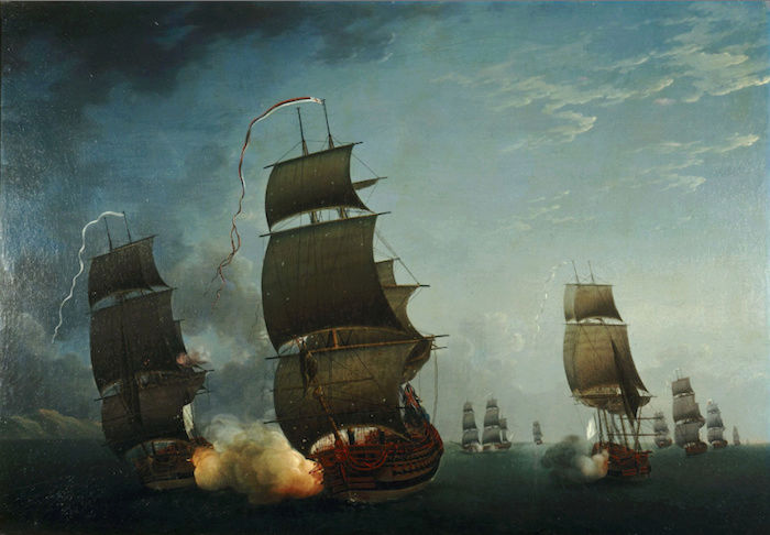 Indépendance - Indépendance des Etats-Unis d'Amérique, les combats sur mer illustrés par Auguste-Louis de Rossel 511