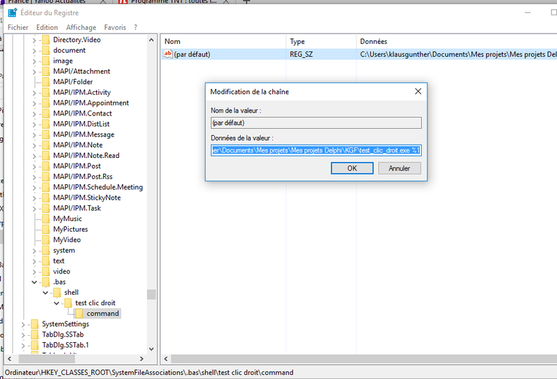 Récupérer nom fichier sur clic droit menu contextuel Windows Aa111