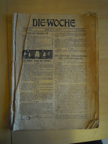 (M) Journal Allemand Die woche 1918 (vendu) Dscn6510