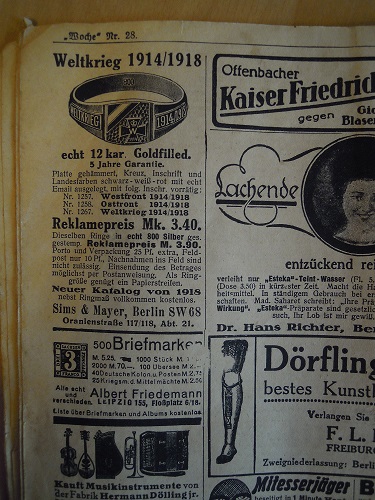 (M) Journal Allemand Die woche 1918 (vendu) Dscn6511