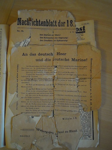 (M) Journal Allemand Die woche 1918 (vendu) Dscn6513
