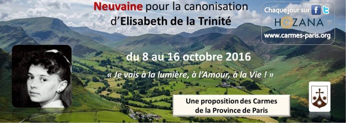   "Neuvaine de préparation à la canonisation d'Elisabeth de la Trinité " Neuvai10
