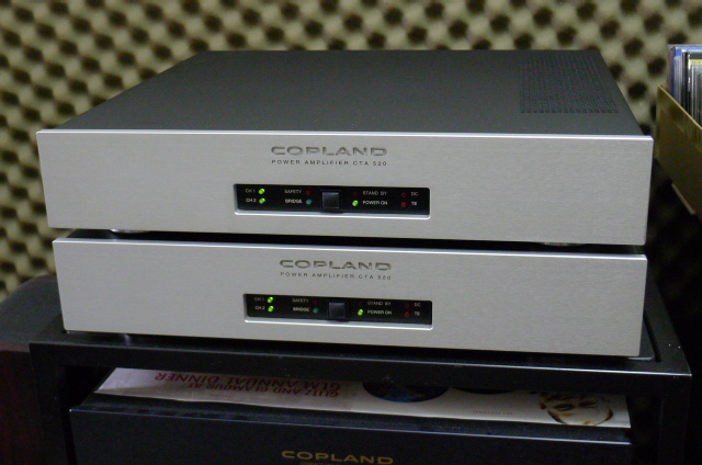 Copland CTA 520 Power Amplifier/Mono-blocks (Pair)  (Used) SOLD P1120610