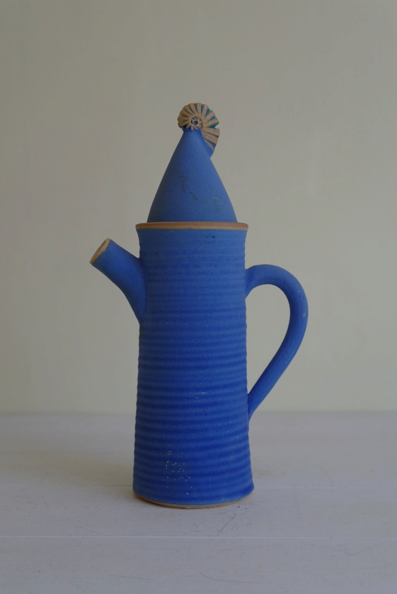 Blue Seashell Coffee Pot - Tone von Krogh Sam_2010