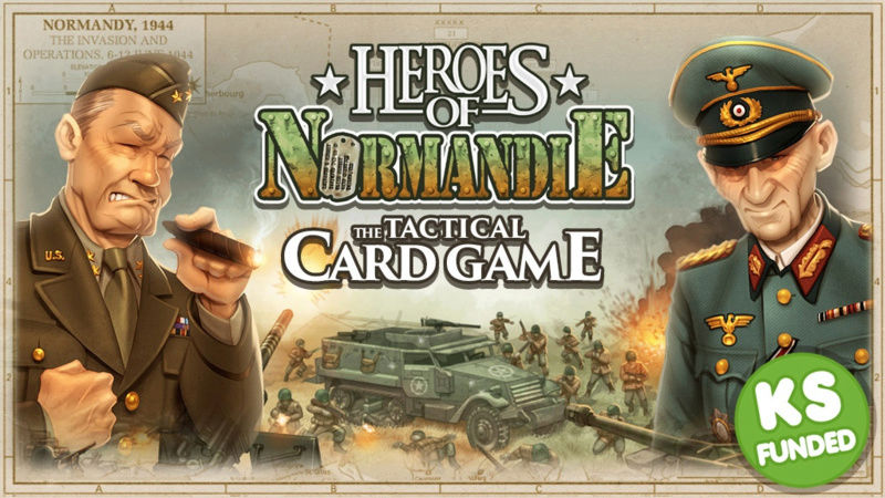 Heroes of Normandie, Le jeu de carte tactique Hero_k10