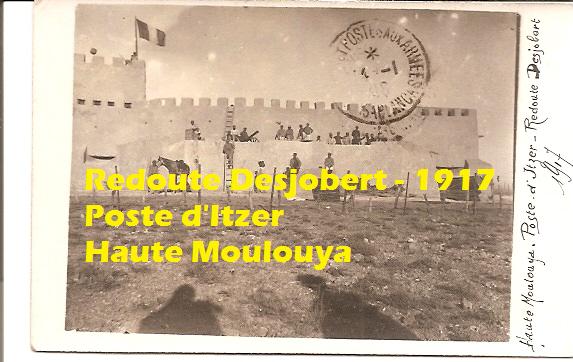 Médaille commémorative de la construction d'un poste, Maroc 1917 Numzor25