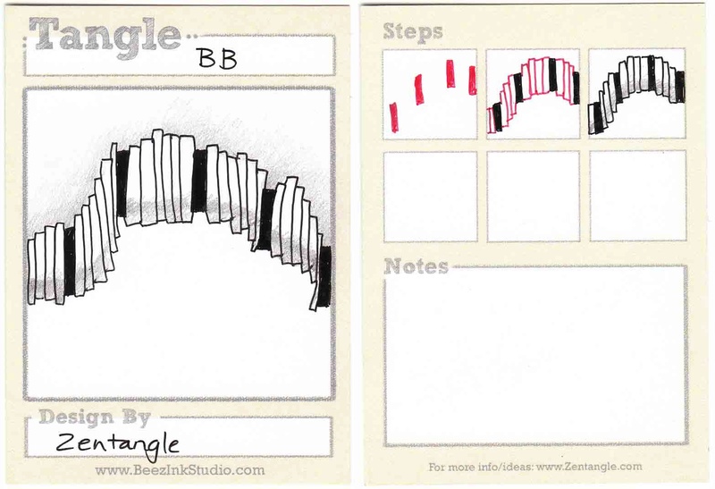 B Zentangle Patterns & Stepouts Bb10