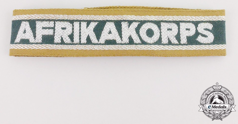 Bandes de bras sous-officier Feldgendarmerie / Afrikakorps. Authentification. Captur36