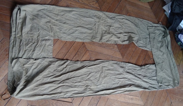 Grande jupe rectangulaire à 4 côtés en toile kakie (US 1942) P_202134