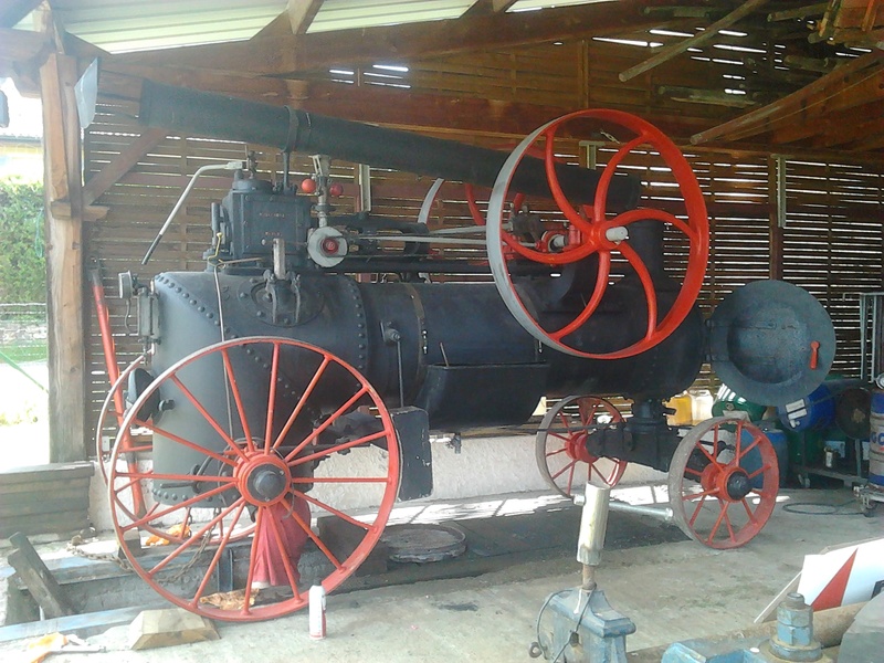 restauration et retubage locomobile breloux  Photo312