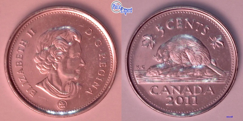 2011 - Éclats de Coin cAnaDa 5_cent16