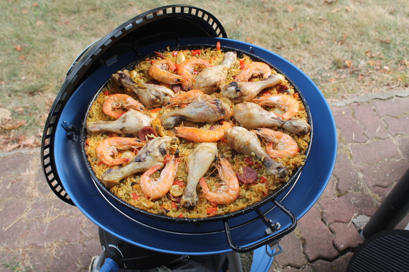 paella sur campinggaz party grill PG600 01610