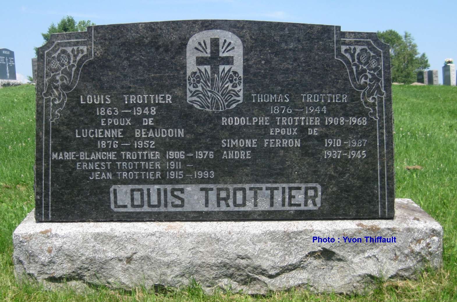 Enfants de Louis Trottier Tombe_10