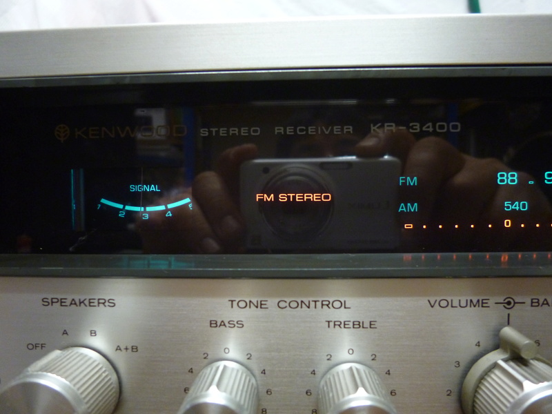 Vintage Kenwood KR-3400. AM/FM Stereo Receiver (SOLD) & Kenwood KL-2080 2-way speakers (SOLD) P1020310