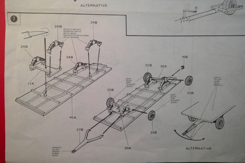 [ESCI] Matériel de piste et pilotes et mécaniciens US AIR FORCE 1/48ème Réf 4025 Notice Esci_m19