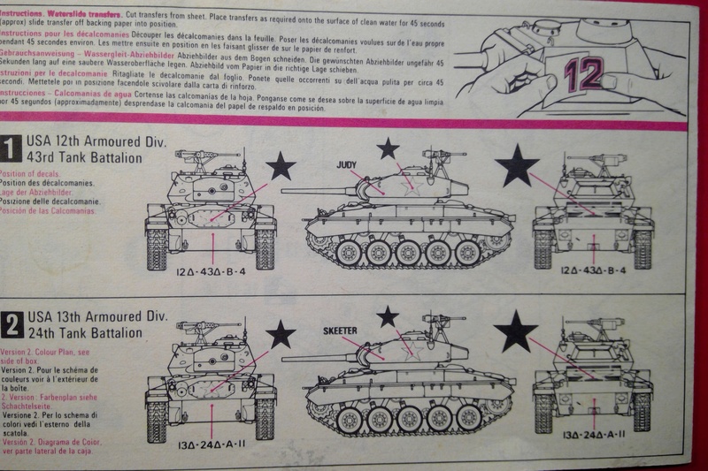 [MATCHBOX] Char M24 CHAFFEE 1/76ème  Réf PK 79 Notice Match140