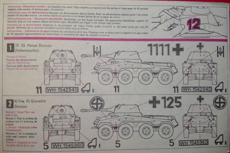 [MATCHBOX] Véhicule de reconnaissance SdKfs 234/2 PUMA 1/76ème Réf PK 76 Notice Match154