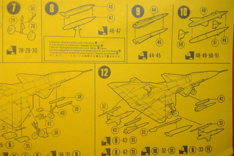 [MATCHBOX] SAAB VIGGEN 1/72ème Réf PK 119 Notice Matchb56