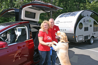 Couple charged up for Tesla-powered cross-country tour 99790s10