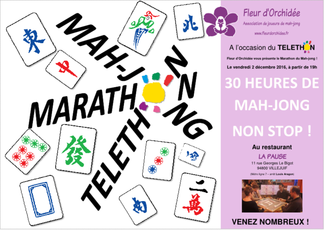 Marathon du mah-jong 2016 Flyer11