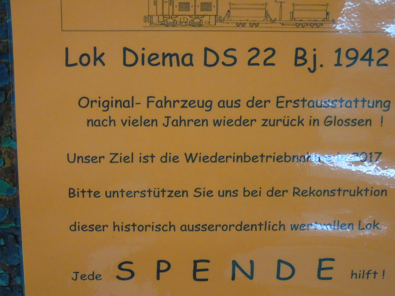 Besuch der Döllnitztalbahn und Felbahnanlage Glossen. Dsc00965