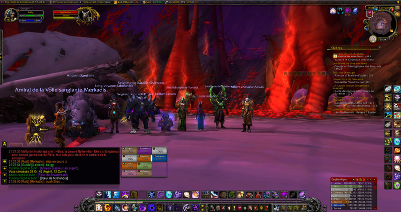 1er Down du premier raid Légion Wowscr12