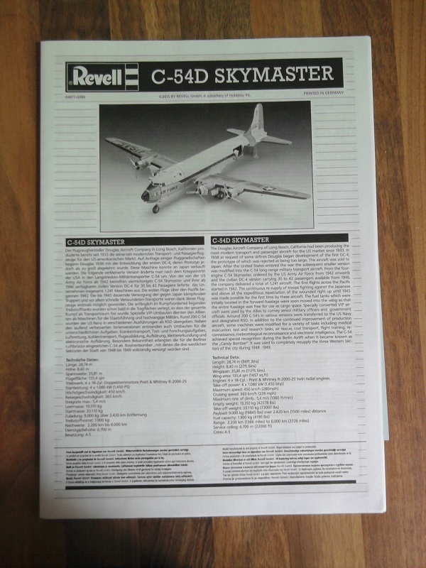 C-54D Skymaster / Revell, 1:72 02_12