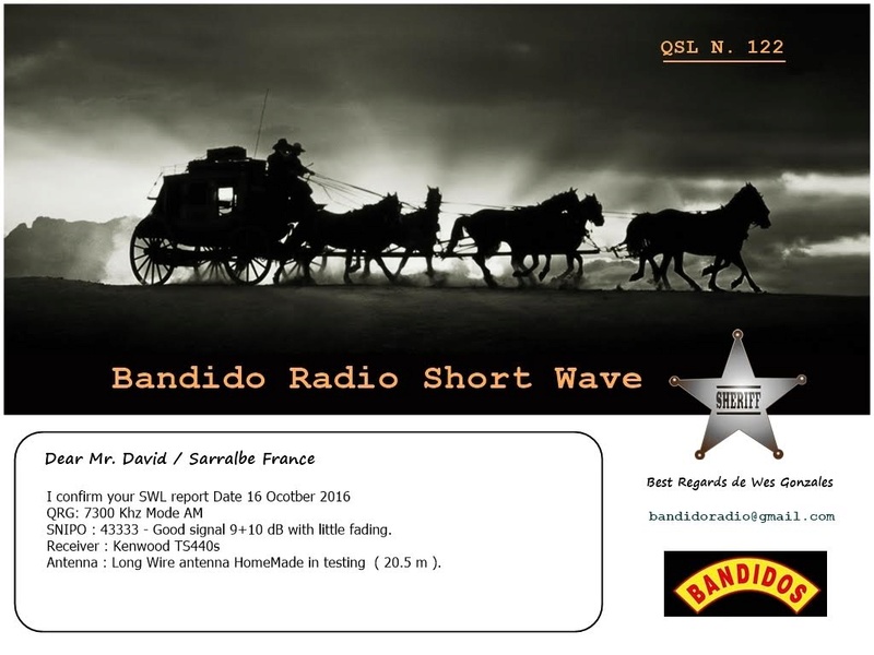 eQSL de Radio Bandido 16-10-10
