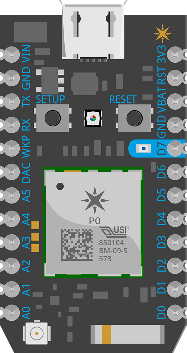 particle iot board Photon10