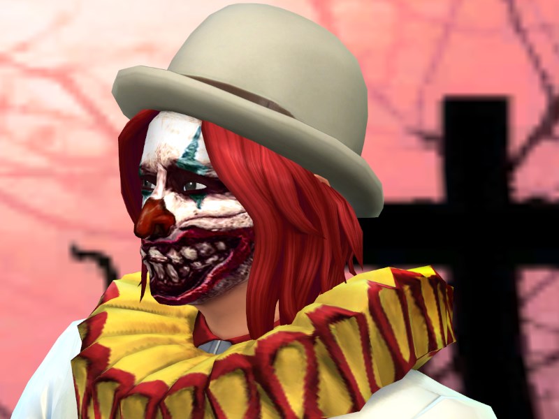 Evil Clown Sim + facepaint Evil8011