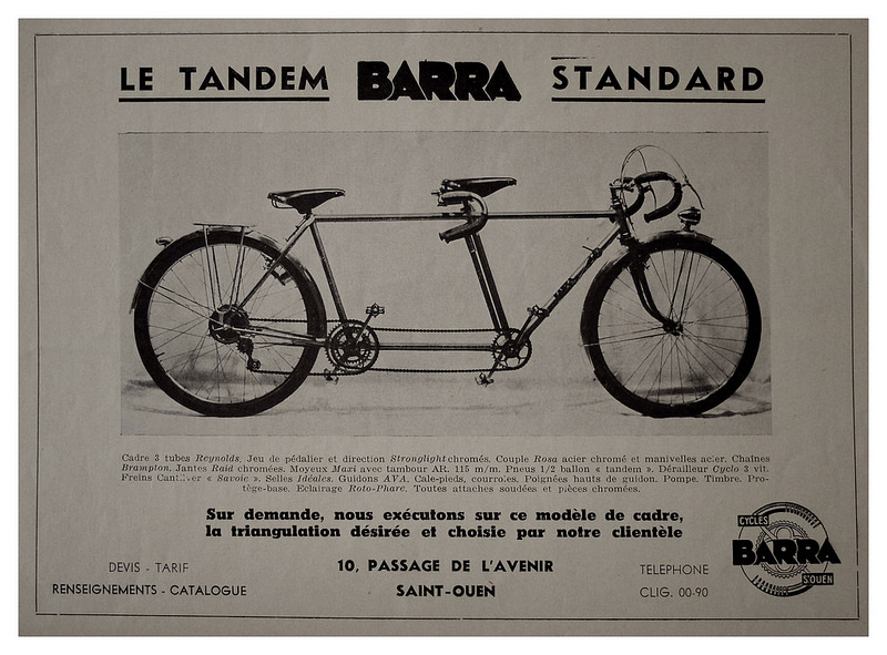 CYCLES BARRA  Tandem10