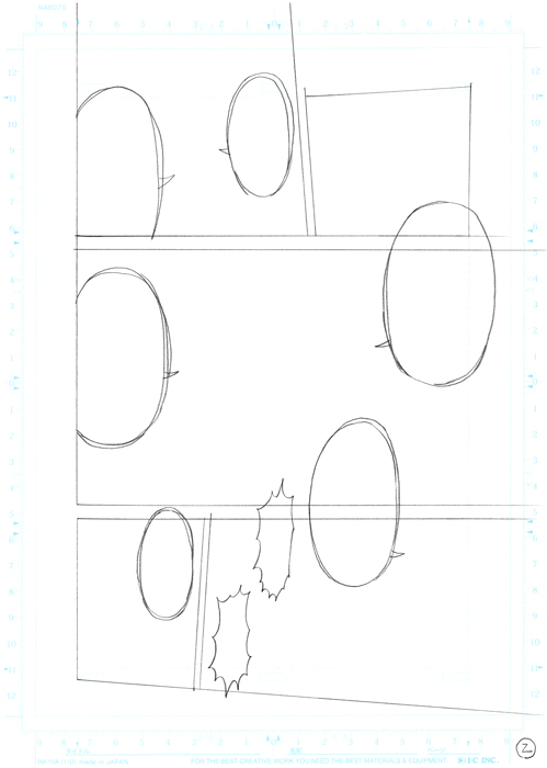 خطوات لإنشاء مخطوطة وإعادة تجديد المانغا [ دورة الرسم د3 :: رسم المانغا ] 0112