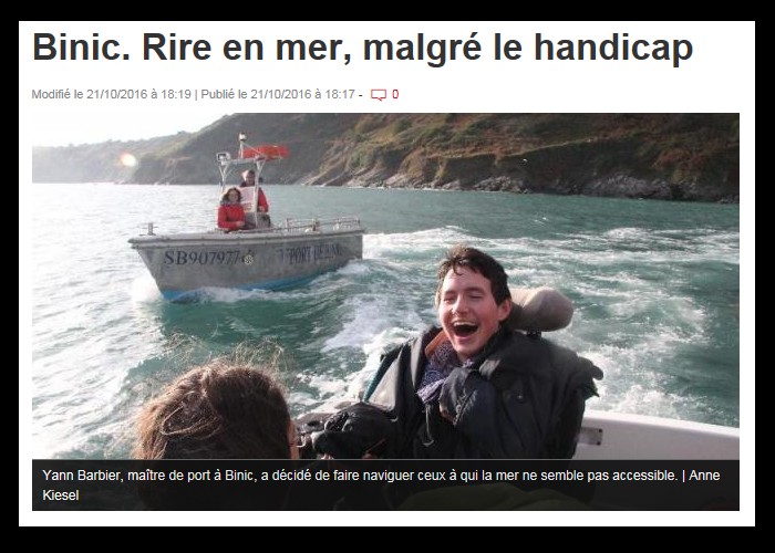 Binic. Rire en mer, malgré le handicap Sans_400