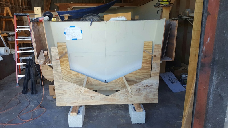 building a fiberglass outboard bracket 20161024