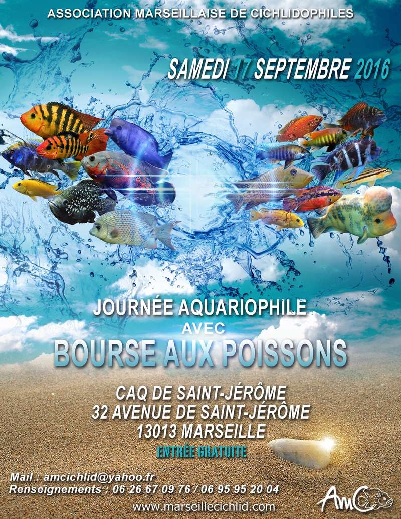 journée et bourse aquariophile à Marseille le 17/09/16 Affich10