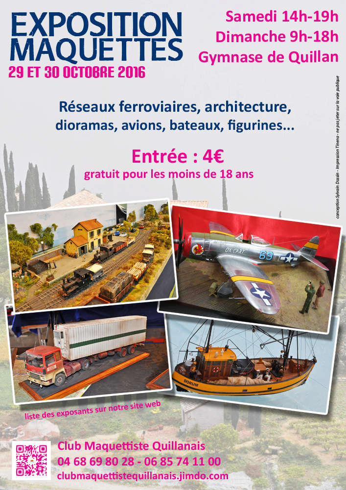 Exposition de modélisme à Quillan (11) Affich11