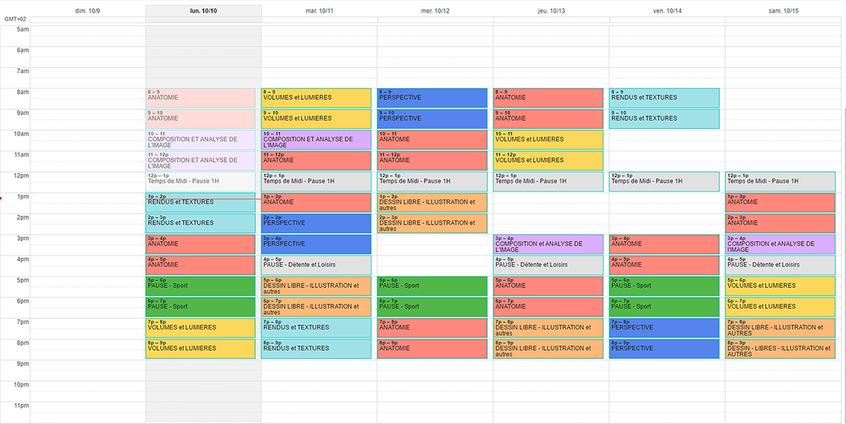 [tuto] Elaboration d'un planning Planni16