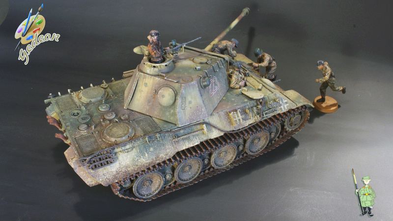 Gedeon :"J’ai repris la peinture de mon Panther A" TAMIYA - 1/35 - Page 2 Img_4412