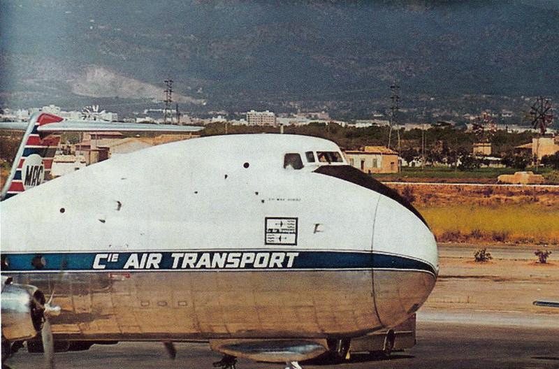 Douglas dc4 Air France CARVAIR Cie Air Transport  maquette Revell 1/72 Dc4_0019
