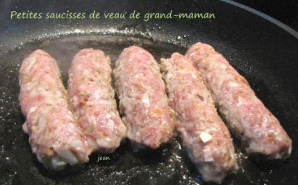 Petites saucisses de veau de Grand-Maman Saucis10