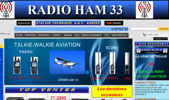 Journée portes ouvertes Radio Ham 33 (Gironde) (15/10/2016) Radioh11